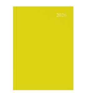 Diary 2026 Collins Essa43.45 A4 Essential Week To View Yellow