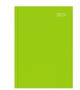 Diary 2026 Collins Essa43.64-26 A4 Essential Week To View Lime