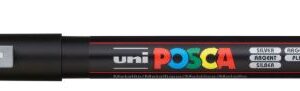 Marker Uni Posca Pc3M Bullet Tip Silver 1.3MM Water Based Paint Marker