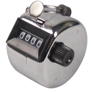 Italplast Tally Counter 4 Digit Chrome