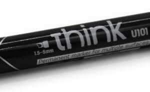 Deli Think Permanent Marker Black Box 12