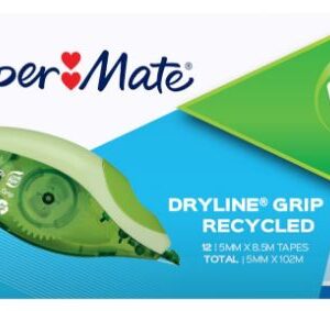 Correction Tape Papermate Dryline Recycled 5MM X 8.5M Box 12