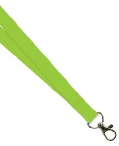 Lanyard Fluoro Lime With Swivel Clip PKT 50