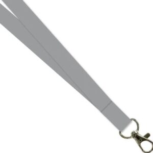 Lanyard Grey With Swivel Clip PKT 50