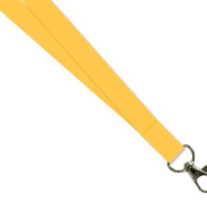 Lanyard Fluoro Yellow With Swivel Clip PKT 50