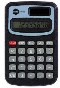Marbig Pocket Calculator Mini Black