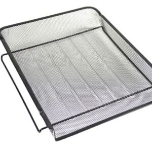 Italplast Wire Mesh Document Tray Black Portrait