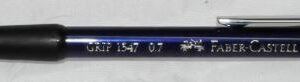 Faber-Castell Grip 1347 0.7mm Blue Metallic Mechanical Pencil