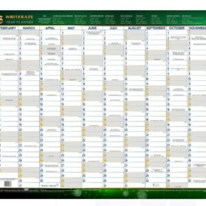 Writeraze 2026 Recycled Yearly Wall Planner 500X700MM 11880-26
