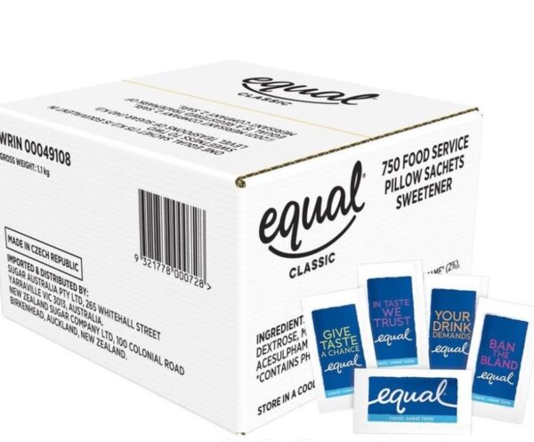 Equal Sweeteners Sachet Carton 750 - Image 2