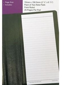 Note Pad Debden Sl4011 Pack of 2 Slimline 25 Sheets per pad
