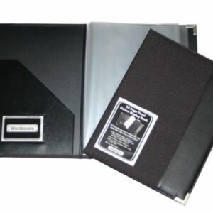 Display Book Colby A4 243A F/Safe Black Fixed 20 Pocket