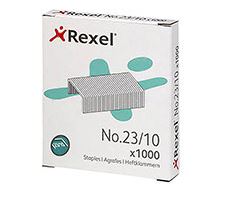 Rexel 23/10 Staples Box 1000 10mm 3/8 Inch