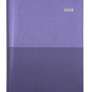 Diary 2026 Collins A4 Vanessa Week To View Pu Lilac Purple 345.V55-26