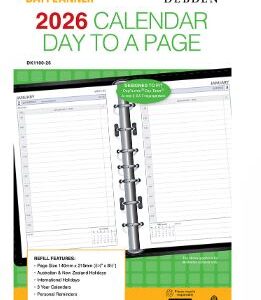 Daily Dated DK1100-26 Debden Dayplanner Desk Refill 2026