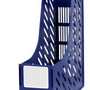 Arnos Eco-Tidy Magazine File 75MM Capacity Blue 86Wx260Dx305H