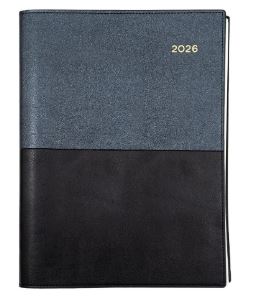 Vanessa Black Collins Diary 145.V99-26 A4 Day To Page 2026