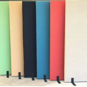 Freestanding Partition 1800 X 1200MM With Black Steel Feet