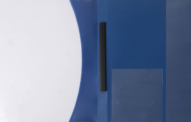 Premier Blue Spring File Flat File Marbig A4 Premier Blue With Clear Front | Independent Office ...