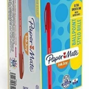 Pen Papermate Inkjoy 1.0MM 100 Med Red Box 50