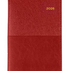 Diary 2026 Collins B7R Vanessa Week To View Pu Red 355.V15-26