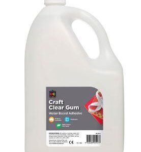 Glue Craft Ec Clear Gum Water Based 5 Litre