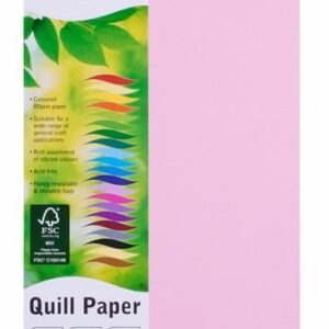 Quill Office Paper A4 80Gsm Musk Pink Pack 100