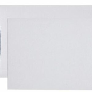 Cumberland Pocket Envelopes Strip Seal Plain White Pocket C4 329X229MM Box 250 Secretive 90GSM