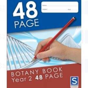 Sovereign Botany Book 175 X 225MM Year 2 48 Pages Pack 20