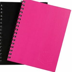 Spirax 512 Hard Cover Notebook 512 Assorted X 4 Colours 297X210MM Black,Pink,Blue & Red