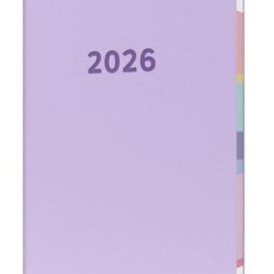 Diary 2026 Collins EDMR153.55 A5 Edge Mira Week To View Lilac