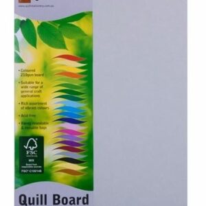 Quill Multi Board 210 Gsm Grey Pack 50 A4