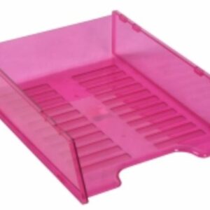 Italplast Multi Fit Document Tray Dimensions 354L X 263W X 80H MM Tinted Pink