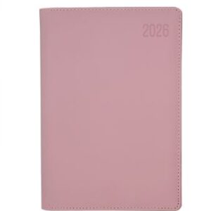 Diary 2026 Debden A5 Associate Ii Week To View Pink Spiral Bound 4551.U50-26