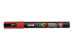 Marker Uni Posca Pc3M Bullet Tip Red 1.3MM Water Based Paint Marker