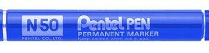 Pentel N50 Blue Permanent Bullet Point Marker
