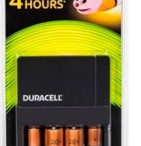 Duracell Battery High Speed Charger Comes With  x2 AA and x 2 AAA Batteries