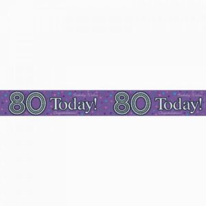 Banner Alpen Happy 80Th Today