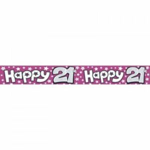 Banner Alpen Happy 21St Pink