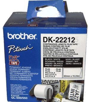 Brother Dk22212 White Roll – 62MM X 15.24M Film Roll | Independent ...