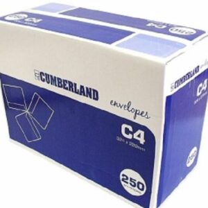 Cumberland Pocket Envelopes Strip Seal Heavy White Pocket C4 324X229MM Box 250 100Gsm