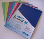 Quill Multiboard Assorted 510X635MM 210Gsm Cool Colours Pack 50
