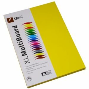 Quill Multi Board 210 Gsm Lemon Pack 50 A4