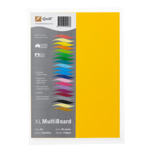 Quill Multi Board 210 Gsm Sunshine Pack 50 A4
