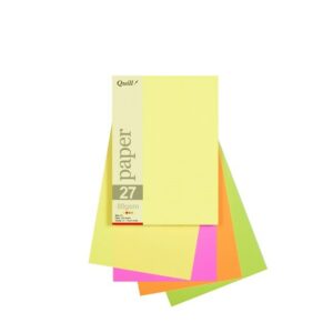 Paper Quill A5 80Gsm Fluoro Asst Colours Pk250