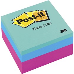 Post- It Memo Cube 2027 76X76MM Vibrant Cols