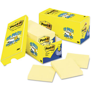 Post It Notes Cabinet Pack Canary Yellow 655-18Cp 76X127MM PKT 18