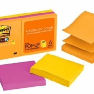 Post It Notes Super Sticky Pop Up R330-6Ssuc PKT 6 76X76MM Rio De Janeiro