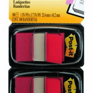 Post It Flags Twin Packs 680-Rd2 Red Pack/100