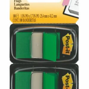 Post It Flags Twin Packs 680-Gn2 Green Pack/100